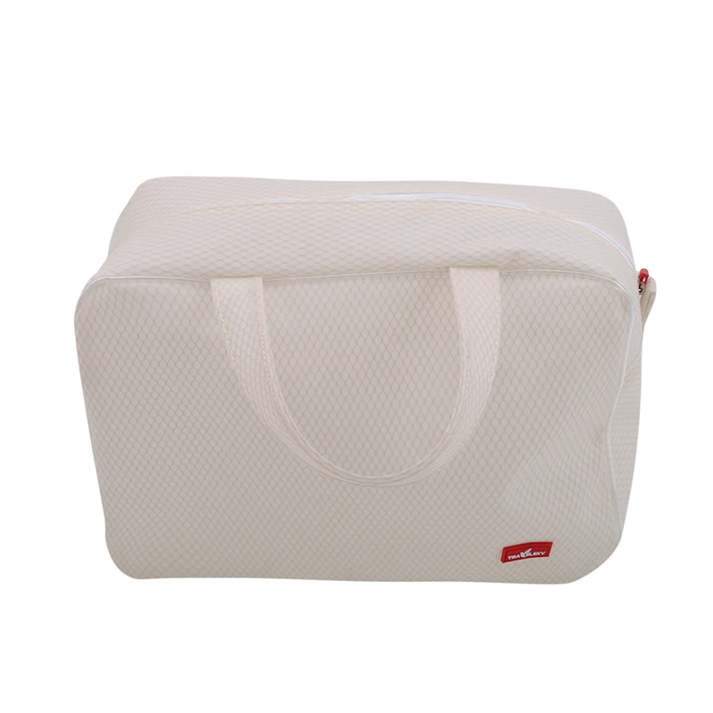 Beige L Корейские пляжные сумки для бассейна, сумка для плавания, сумка для спортзала, водонепроницаемые сумки, прозрачные EVA желе, органайзер, сумка для плавания, для мытья полоскания, для хранения - Цвет: Beige L
