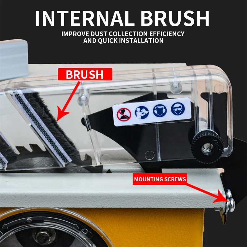 Dust-free Saw Multifunctional Woodworking Power Tool Solid Wood Floor Decoration Electric Saw Bench Cutting Machine