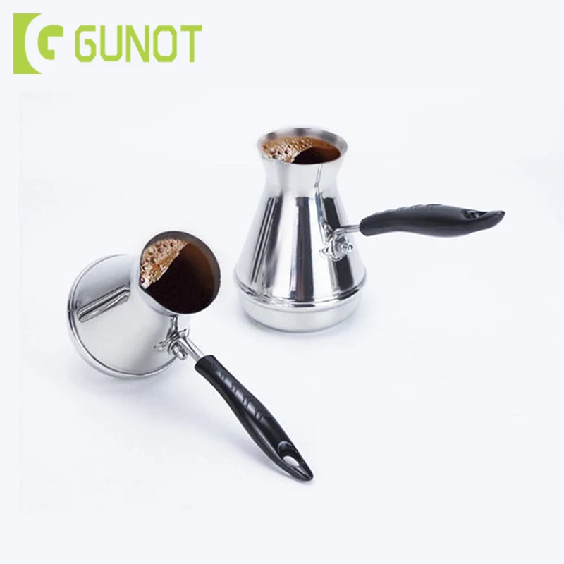 Турецкий кофейник GUNOT из нержавеющей стали Мока 6 спецификаций инструменты для