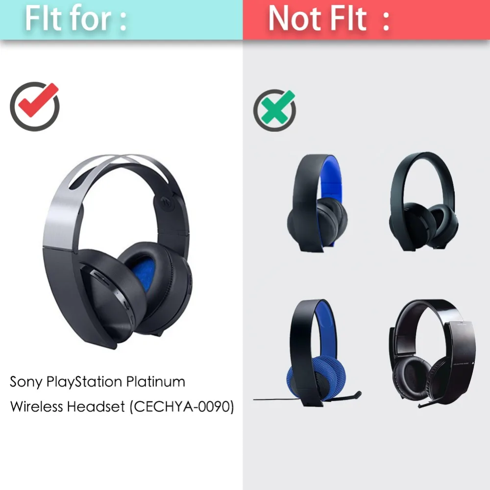 IMTTSTR кожаный наушник для SONY playstation PS4 Platinum Беспроводная стереогарнитура наушники Сменные наушники CECHYA-0090