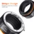 K&F Concept PK to NEX Adapter Адаптер для Крепления объектива Совместим с Pentax K PK Mount Lens и совместим с Sony Alpha E NEX