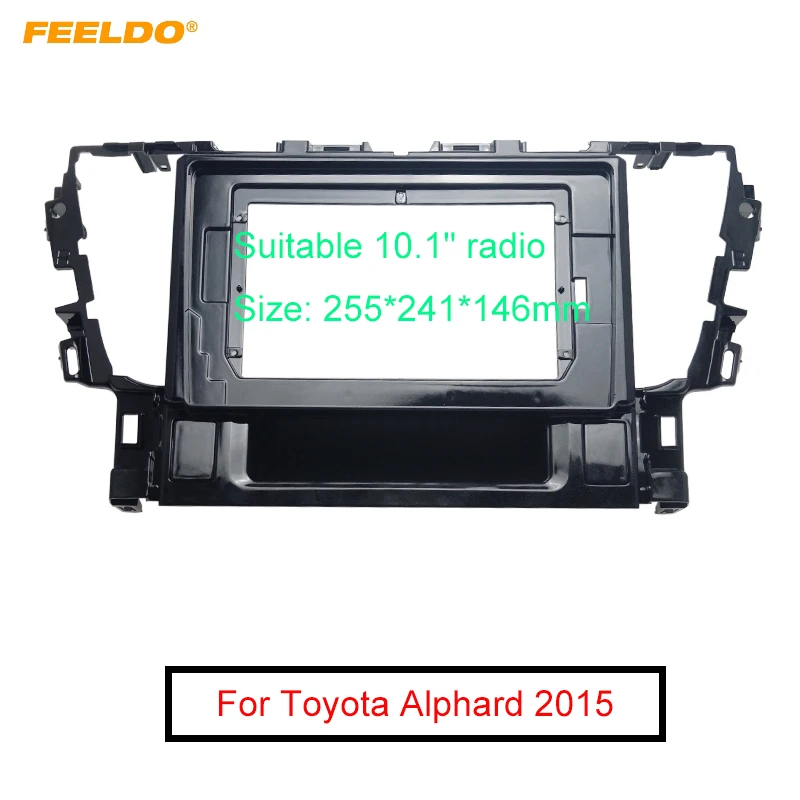 Автомагнитола FEELDO 2DIN с рамкой адаптер для Toyota Alphard 10 1 &quotс большим экраном