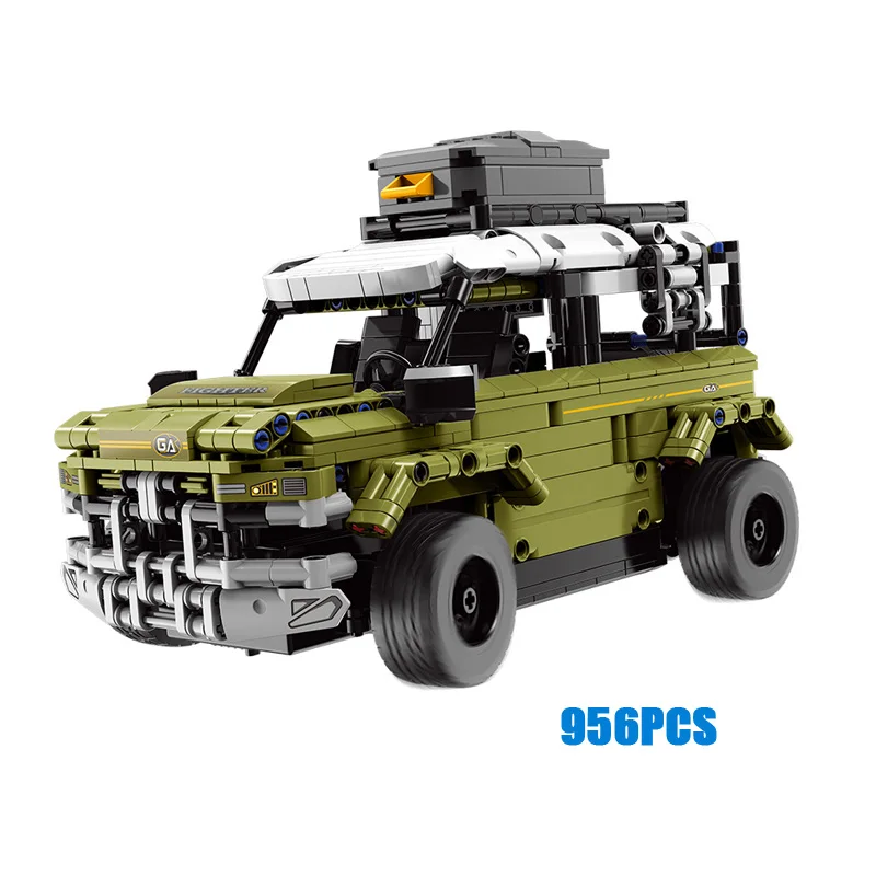 Внедорожник техника 2 4 ГГц Радиоуправляемый автомобиль MOC строительный блок land