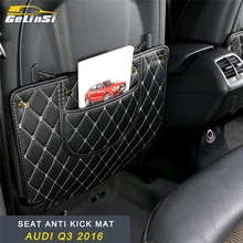 GELINSI, защита для автомобиля, чехол для спинки сиденья, кожа, анти-удар, коврик, подушка, внутренние аксессуары для Audi Q3 8U