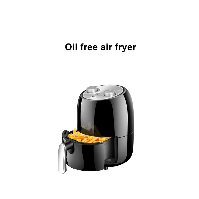 Electric Fryer Oil Free Chicken Wing French Fries Frying Machine 220V Black Food Fries Machine For Home And Kitchen thick pure copper pan western food steak frying pan french red copper frying pan flat bottom more than copper pot models