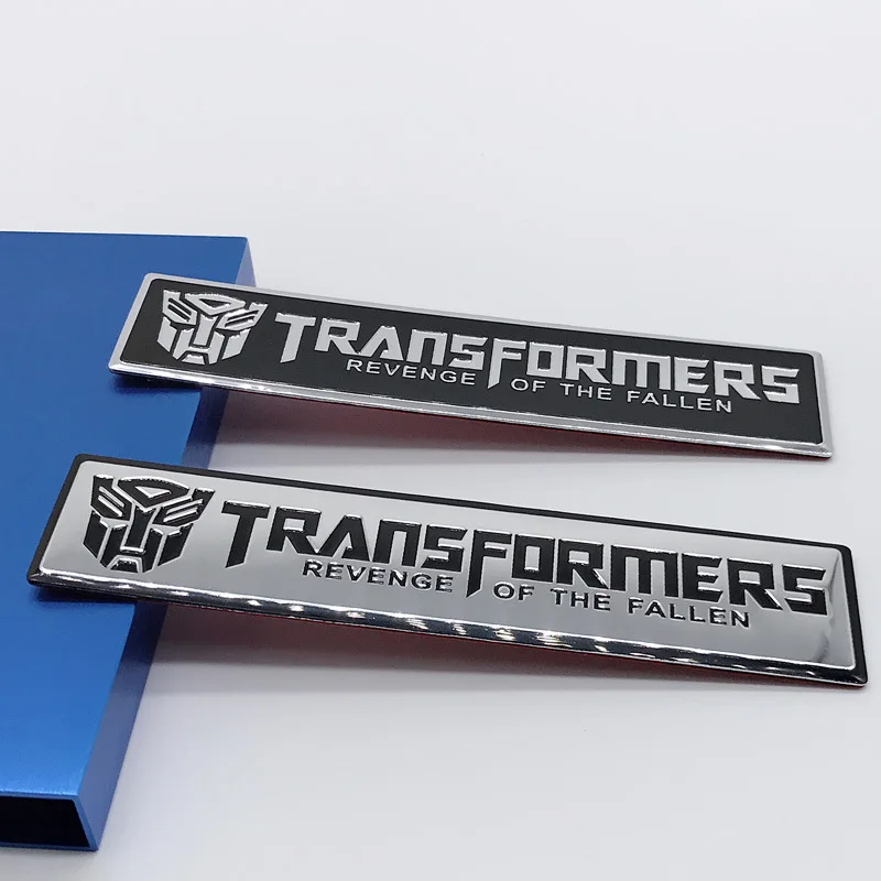 Трансформеры наклейки на бампер/клейкая бумага Autobot логотип вставка из алюминия Autobots Decepticons напрямую от производителя продажи