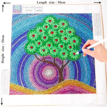 

HUACAN Special Shape Diamond Painting Landscape 5d Diamond Mosaic Kit Tree Diamond Embroidery Sale Rhinestones Pictures