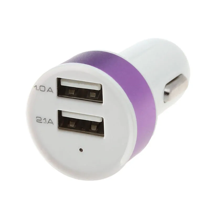 2.1A светодиодный дисплей двойной USB Автомобильное зарядное устройство Универсальный мобильный телефон автомобильное зарядное устройство для Xiaomi samsung S8 S9 iPhone X 6 6s 7 8 Plus планшет