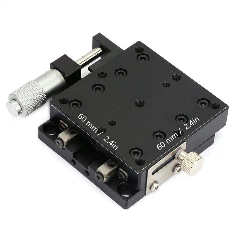 

Linear Stages Roller Guide, SEMX60-AS 60 60mm Micrometer Manual Slide Table Linear Stages Roller Guide