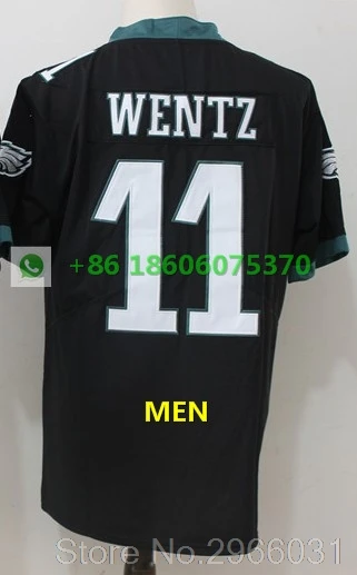 A+++ Качественная мужская майка для взрослых 86 Zach Ertz 91 fletcher cox 11 carson wentz 9 Nick Foles Philadelphia - Цвет: For men