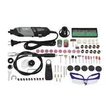 190 Вт Регулируемая электрическая дрель мини шлифовальный станок набор сверлильный гравировальный DIY мощность Вращающийся набор инструментов шлифовальный инструмент для полировки и гравировки ручка ЕС