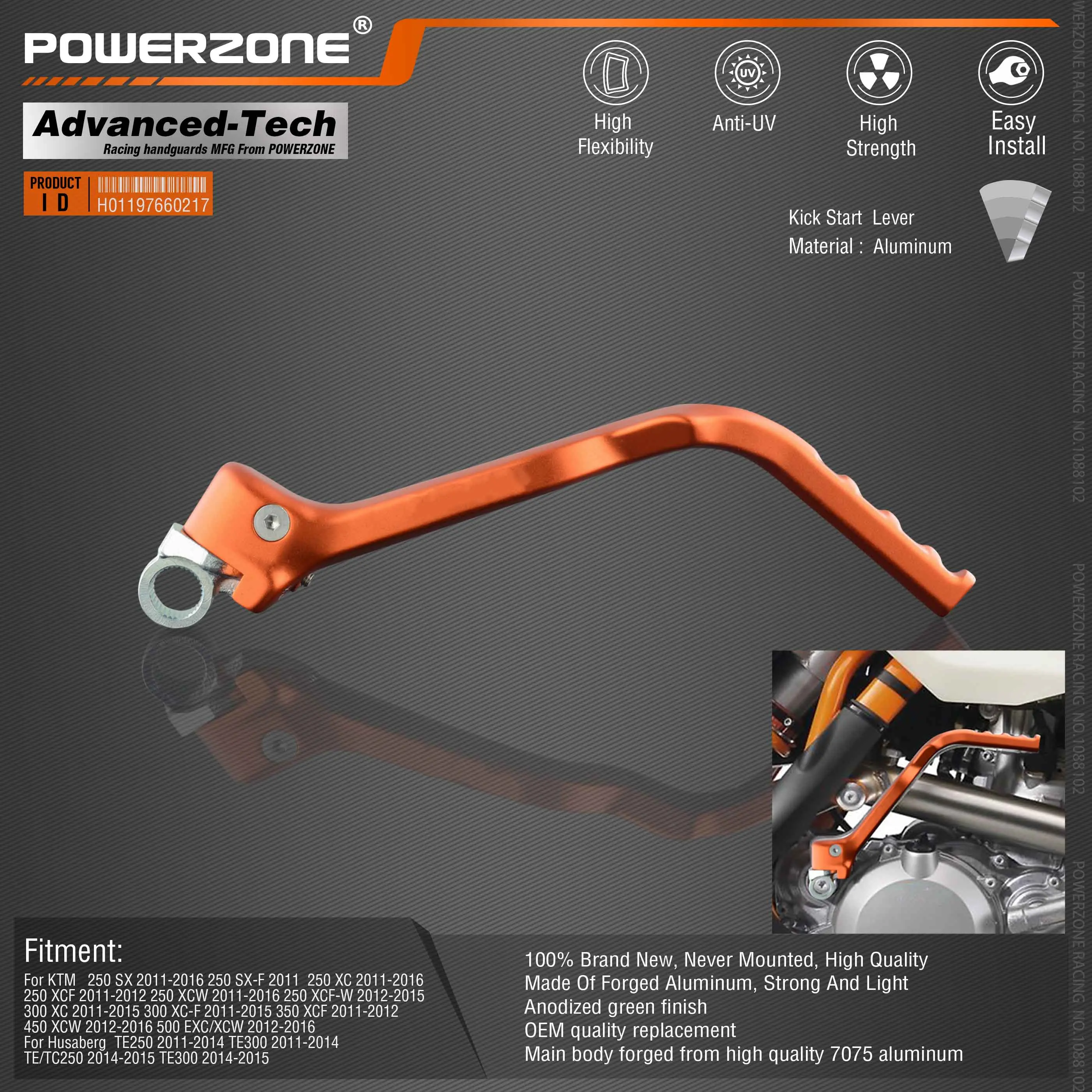 Powerzone Paduan Kick Start Lever untuk 