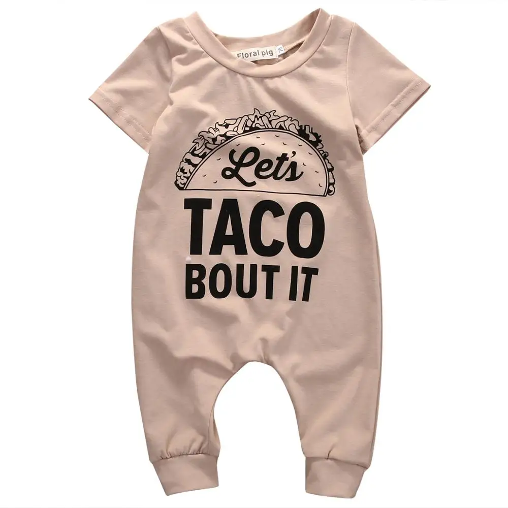 

0-18M Special offer Newborn Baby Boy Girls Clothes Hamburg letters short sleeves Romper Jumpsuit Outfits Baby Clothing Letter