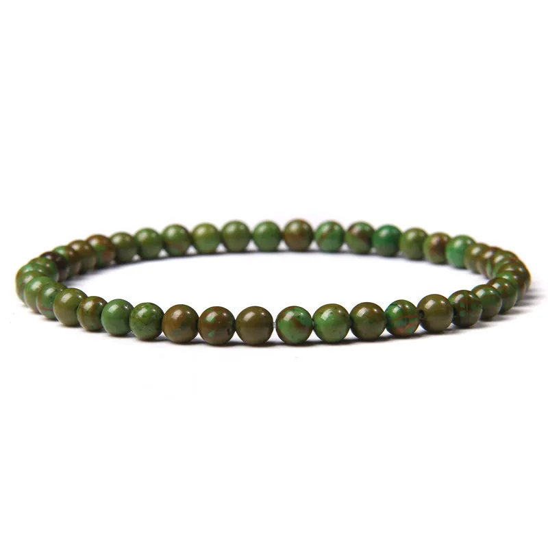 Chakra Energy Bracelet: Natural Agate & Onyx Beaded Stretch Jewelry