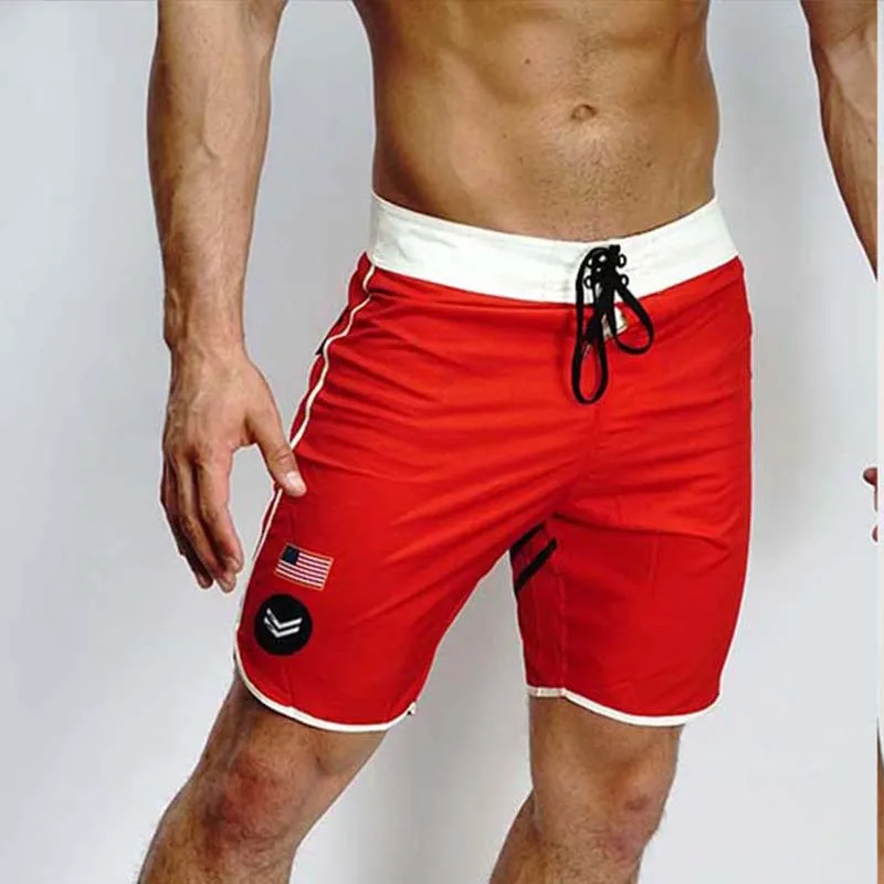 

Muscle Brother New Style Sports Casual Shorts Men's Gym Fitness Mesh Quick-Dry Athletic Pants Breathable