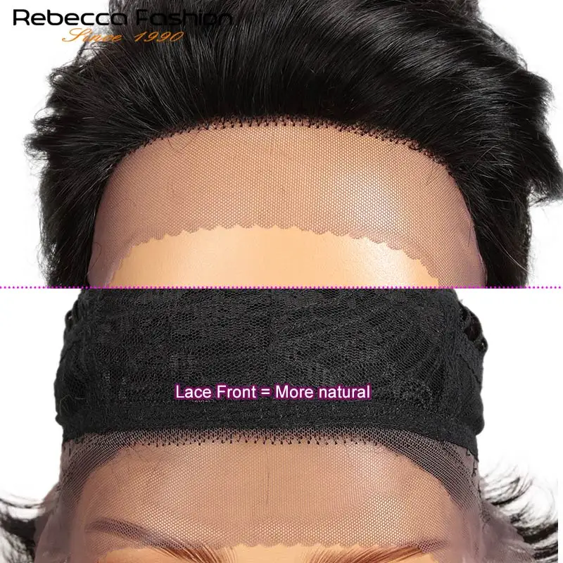Rebecca Short Straight Hair Wig Pixie Lace Human Hair Wigs For Black Women Peruvian Remy Short Lace Pixie Cut Fashion wig human hair lace frontal