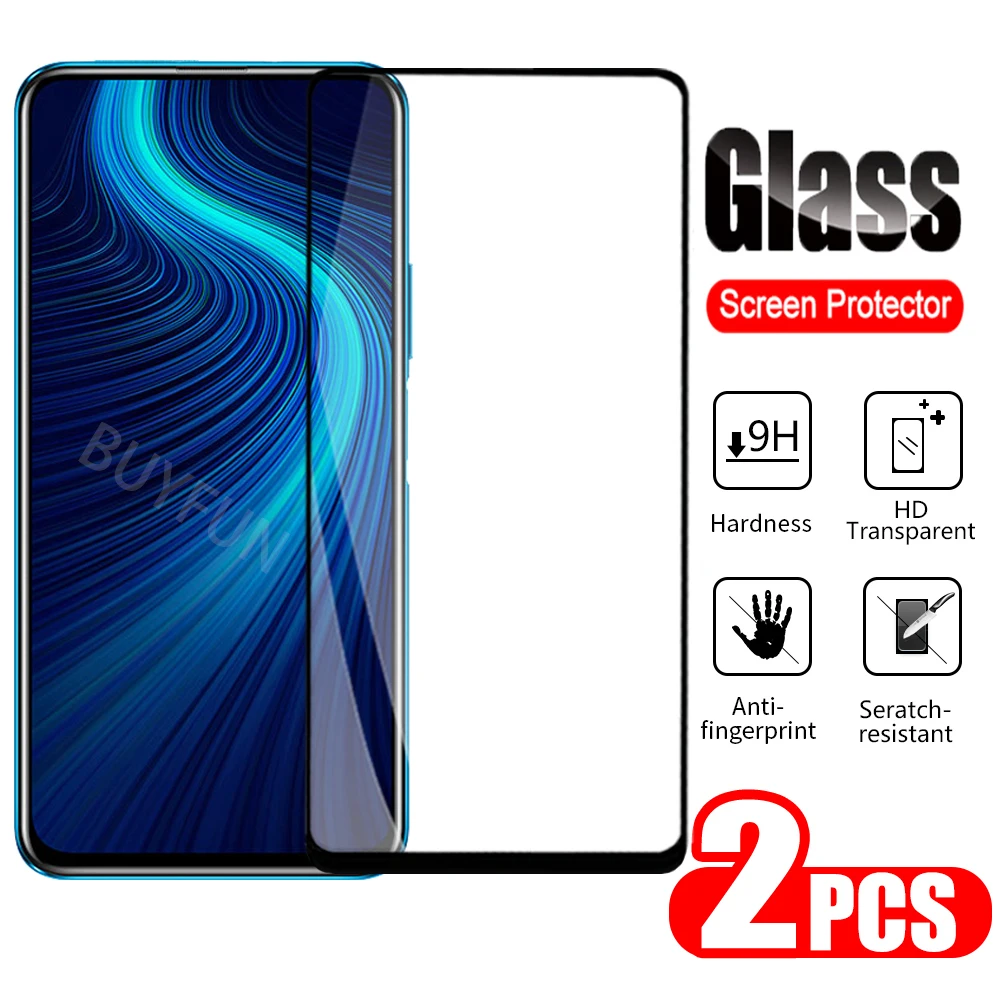 Защитное стекло закаленное для huawei honor x10 max V30 pro V20 V10 Play 3 e 4t 8a 2 шт. | Мобильные
