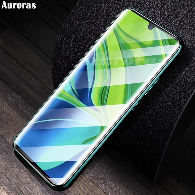 Auroras защита для экрана для Xiaomi mi Note 10 стеклянная пленка 9D Полностью закаленное стекло изогнутый экран для mi Note 10 стекло