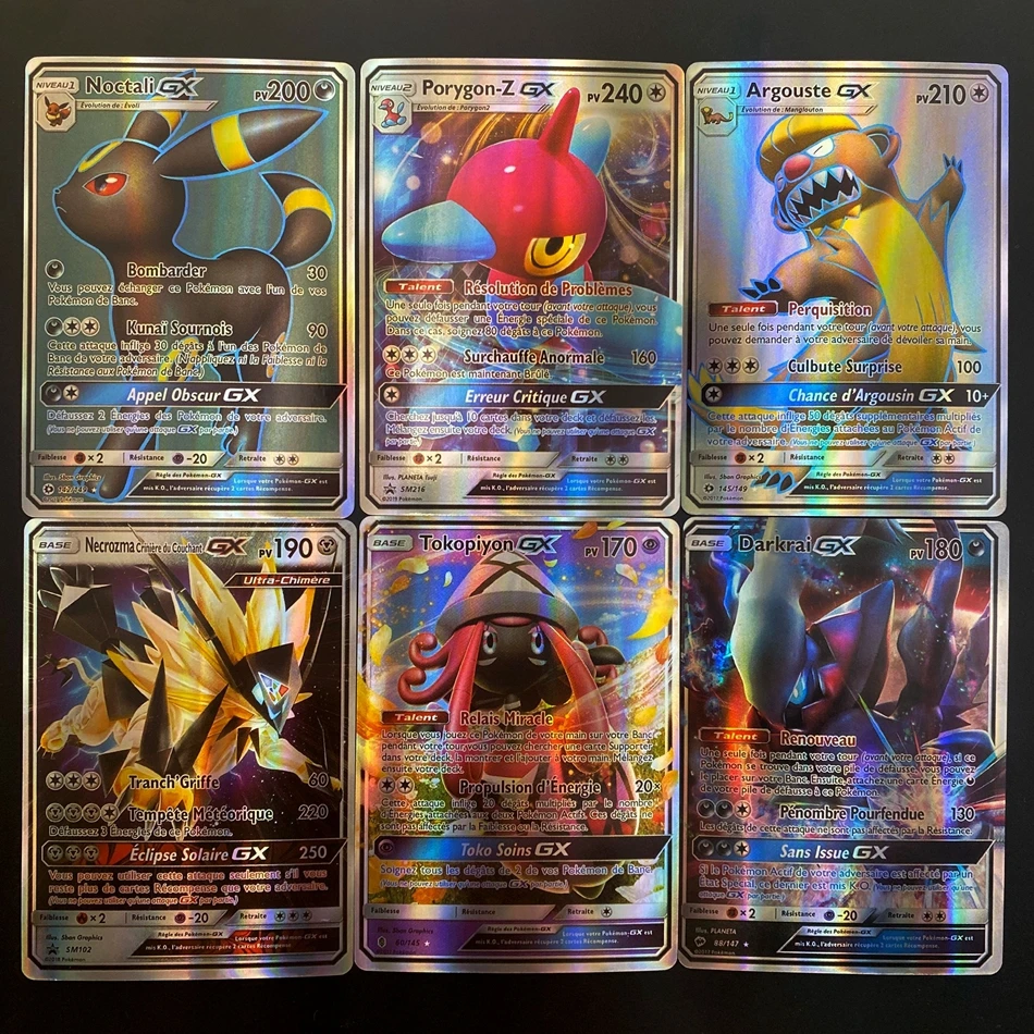 60pcs Carte Pokemon Francaise Box Gx Mega Ex Team Pokemon Trainer Cards Display Cartas Pokemon Game Battle Trading Toys Gift Game Collection Cards Aliexpress