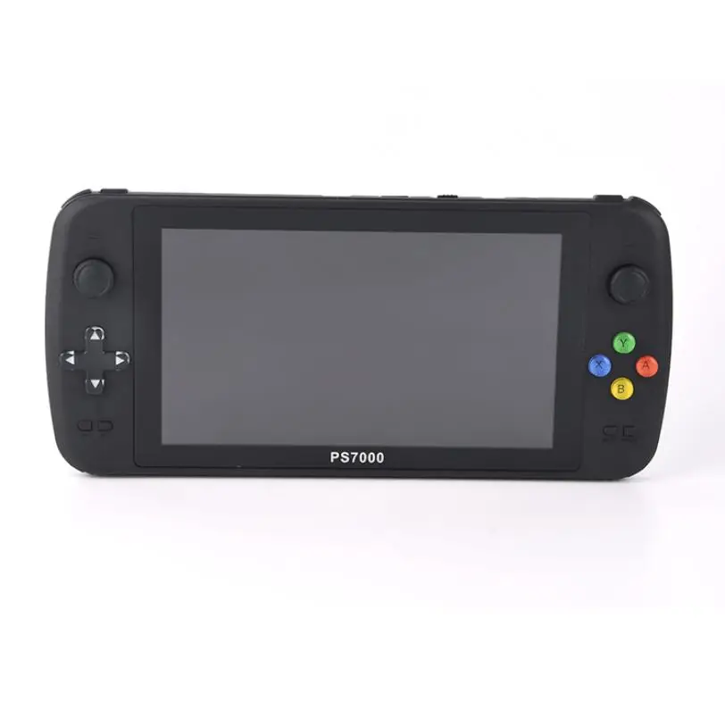 

New Retro Game Console 7 inch HD Handheld Game Console Double Joystick Controller Support MP4 For PSP PS1 GBA Kid's Gift