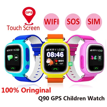 

Q90 GPS Phone Positioning Children Watch WIFI SOS Smart Watch Baby Kids GPS Anti Lost Monitor Tracker Kids Hours Clocks Gift