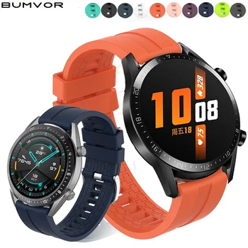 

For Huawei Watch GT 2 GT2 42mm 46mm Smart Watch Silicone Sport watch band Bracelet 22mm Watch Strap ремешок Honor Watch Magic