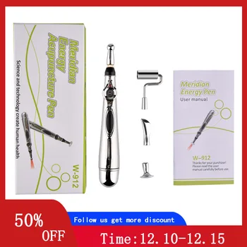 

Electronic Meridian&Acupuncture Pen Electric Massage Pen Body Laser Acupuncture Machine Acupoint Massage Stick Magnet Therapy