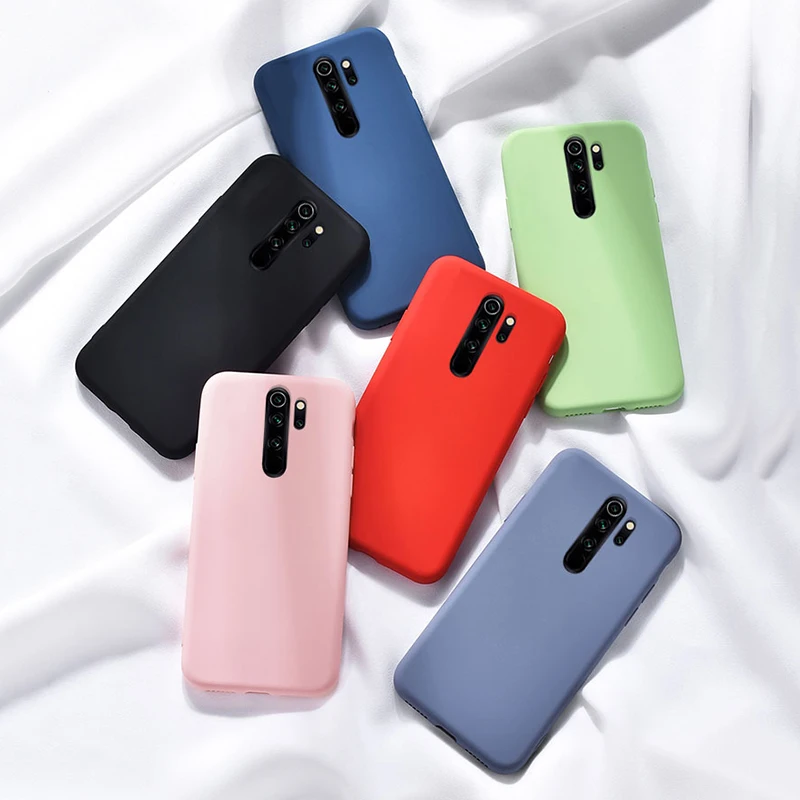 Жидкий силиконовый чехол для redmi note 8 защитный телефона xiomi xaomi ksiomi pro note8 8pro
