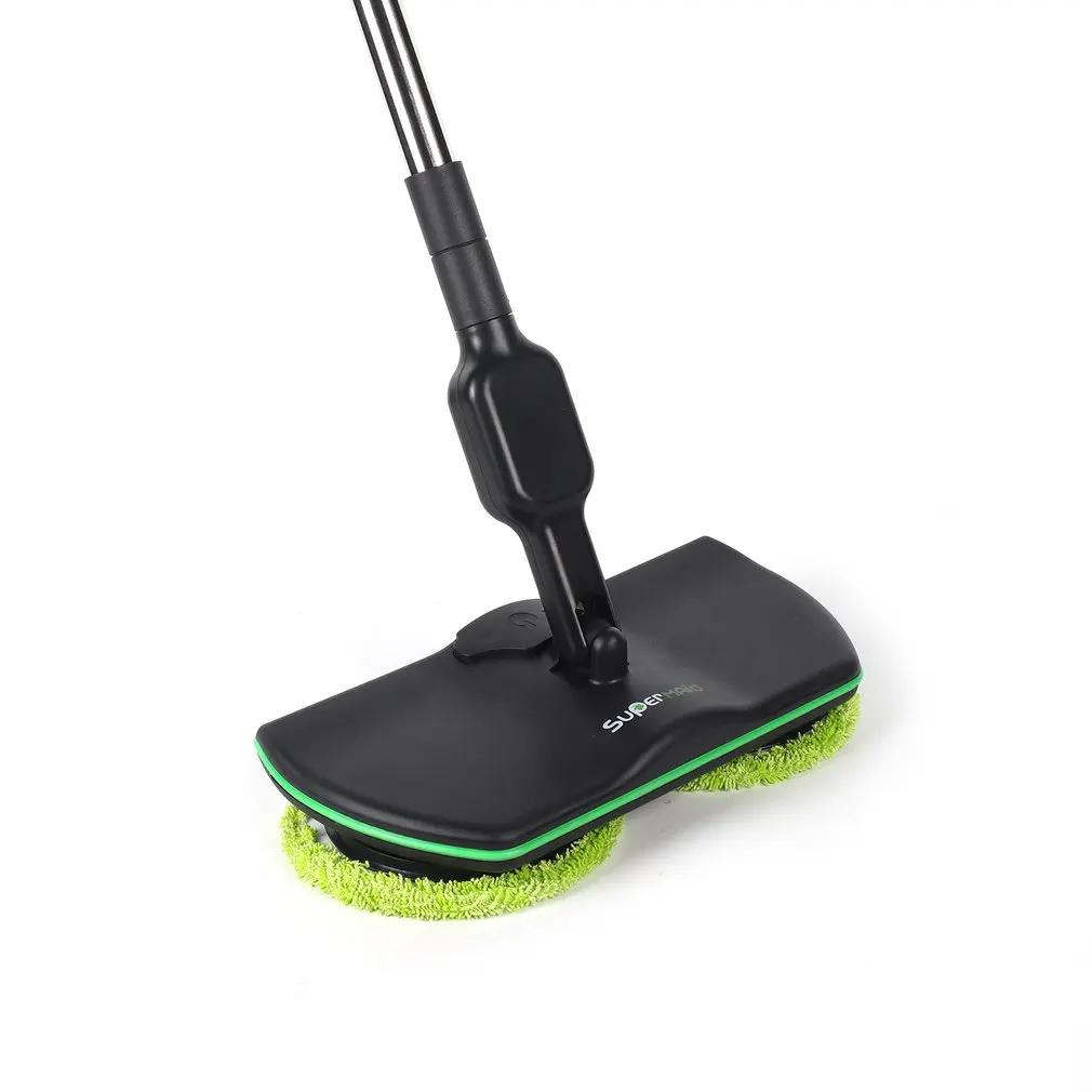 

Household Rechargeable All-Round Rotation Cordless Floor Cleaner Scrubber Polisher Electric Rotary Mop Microfiber Cleaning Mop