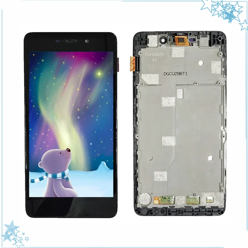 ЖК-дисплей для Wiko Pulp Fab 4G инструмент ремонта сенсорного экрана в сборе с рамкой