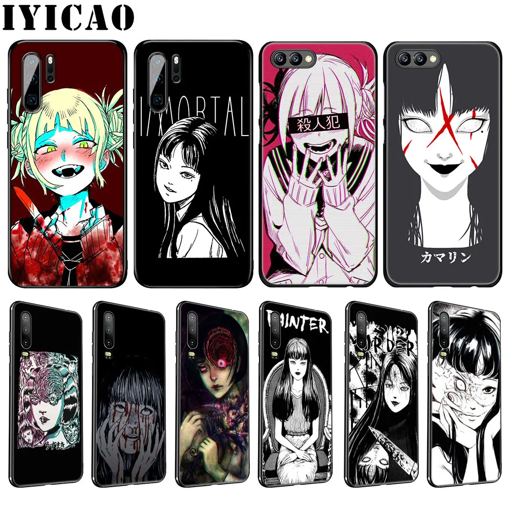Мягкий чехол IYICAO Horror Comic junji ito Tomie Tees для huawei P30 P20 Pro P10 P8 P9 Lite Mini 2017 P Smart Z Plus 2019 |