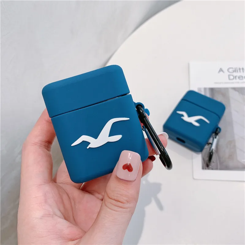 Роскошные милые птицы живопись чехол для Apple Airpods крышка силикона Bluetooth наушники