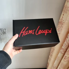 300 шт./лот, изготовленные на заказ черные гофрированные упаковочные коробки, упаковочная коробка с логотипом, упаковочная коробка для одежды, подарочная коробка