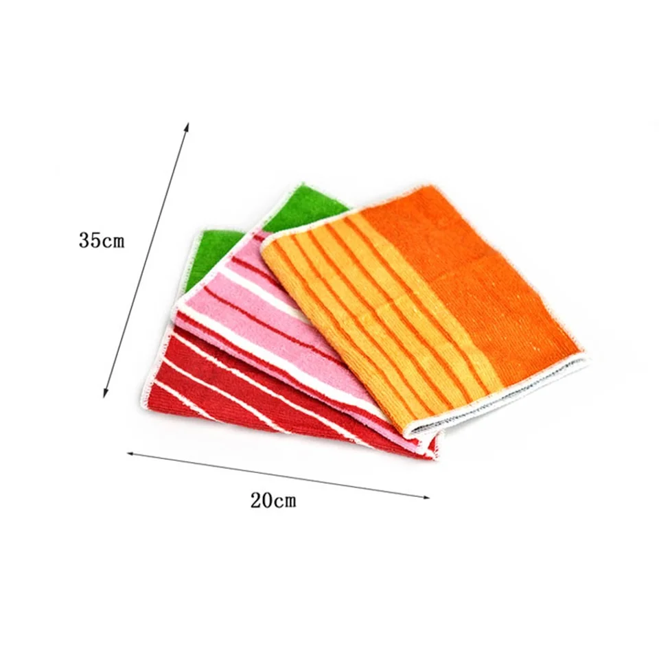 3 шт./компл. креативные удобные аксессуары для суши рулоны микрофибры тряпка для мытья посуды Полотенца отточить кухонные чистящие средства
