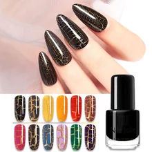 NEE JOLIE 3,5 мл кракле лак для ногтей Красный Черный трещины красочный лак для ногтей маникюр DIY Дизайн Лак для ногтей 12 цветов