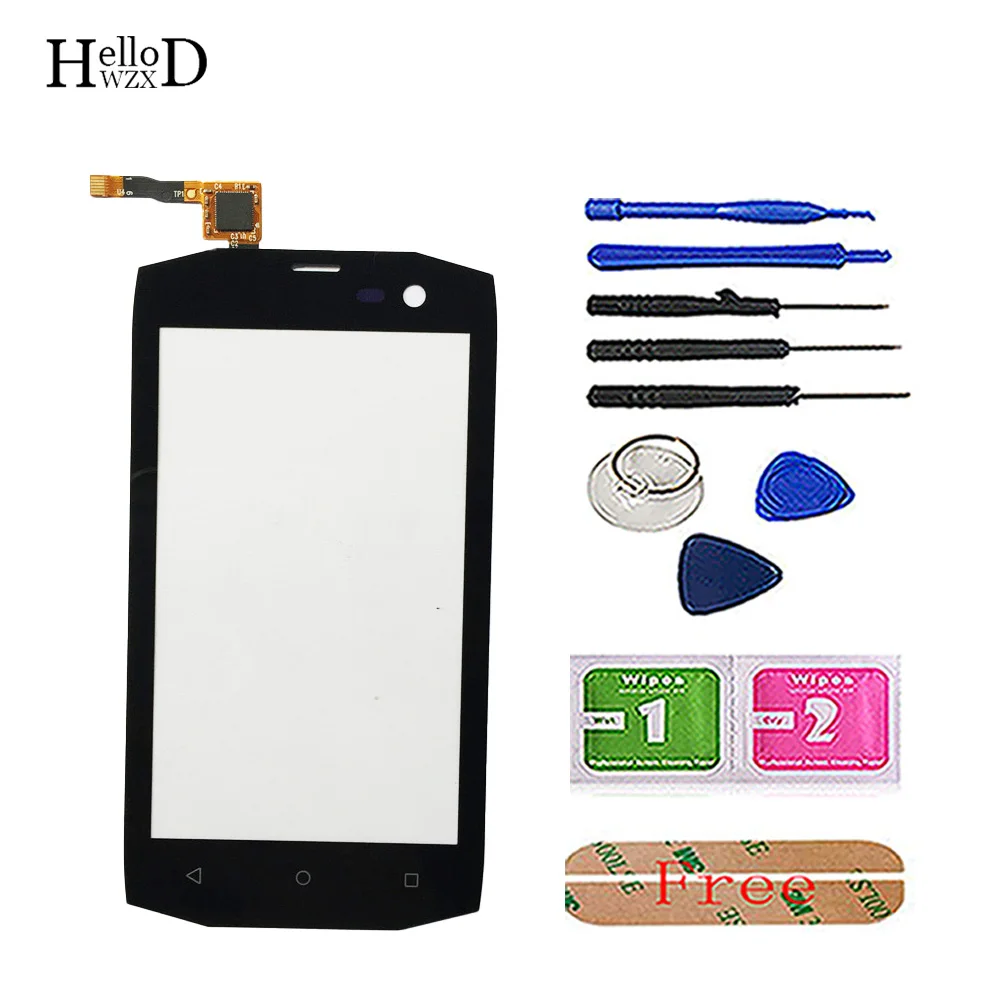 

4.0'' Touch Screen Panel For AGM A2 Rio Touch Screen Glass Digitizer Panel Lens Sensor Glass Tools Adhesive And Wipes