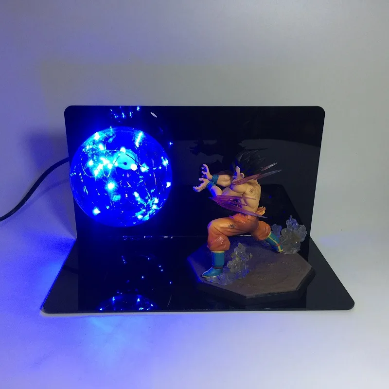 Аниме Dragon Ball Sun Wukong Garage Kit Креативный светодиодный светильник Настольная лампа для защиты глаз светящаяся игрушка креативный Сияющий