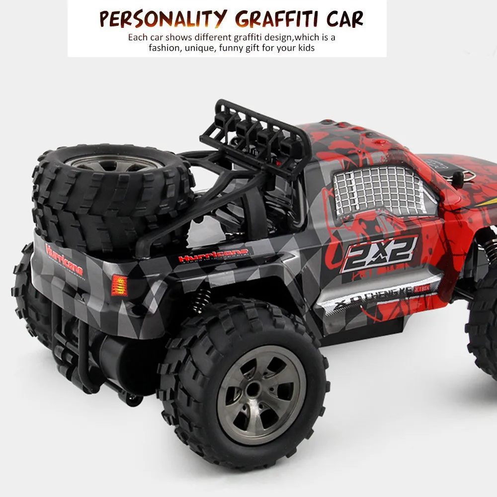 2WD Радиоуправляемая машина Rock Crawler 1/18 перезаряжаемая с дистанционным радиоуправлением грузовик внедорожные игрушки для автомобиля дистанционного управления YE12.4