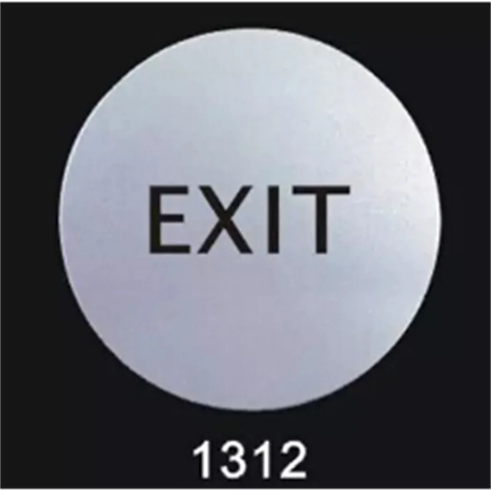 Exit Sign Aluminum Plastic Board Room Warn Wall Door Adhesive | Дом и сад