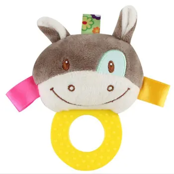 

Baby Rattles Teether Toy Grab Shaker and Spin Rattle First Senses Shaking Bell Rattle Set for 3+ Months Infant