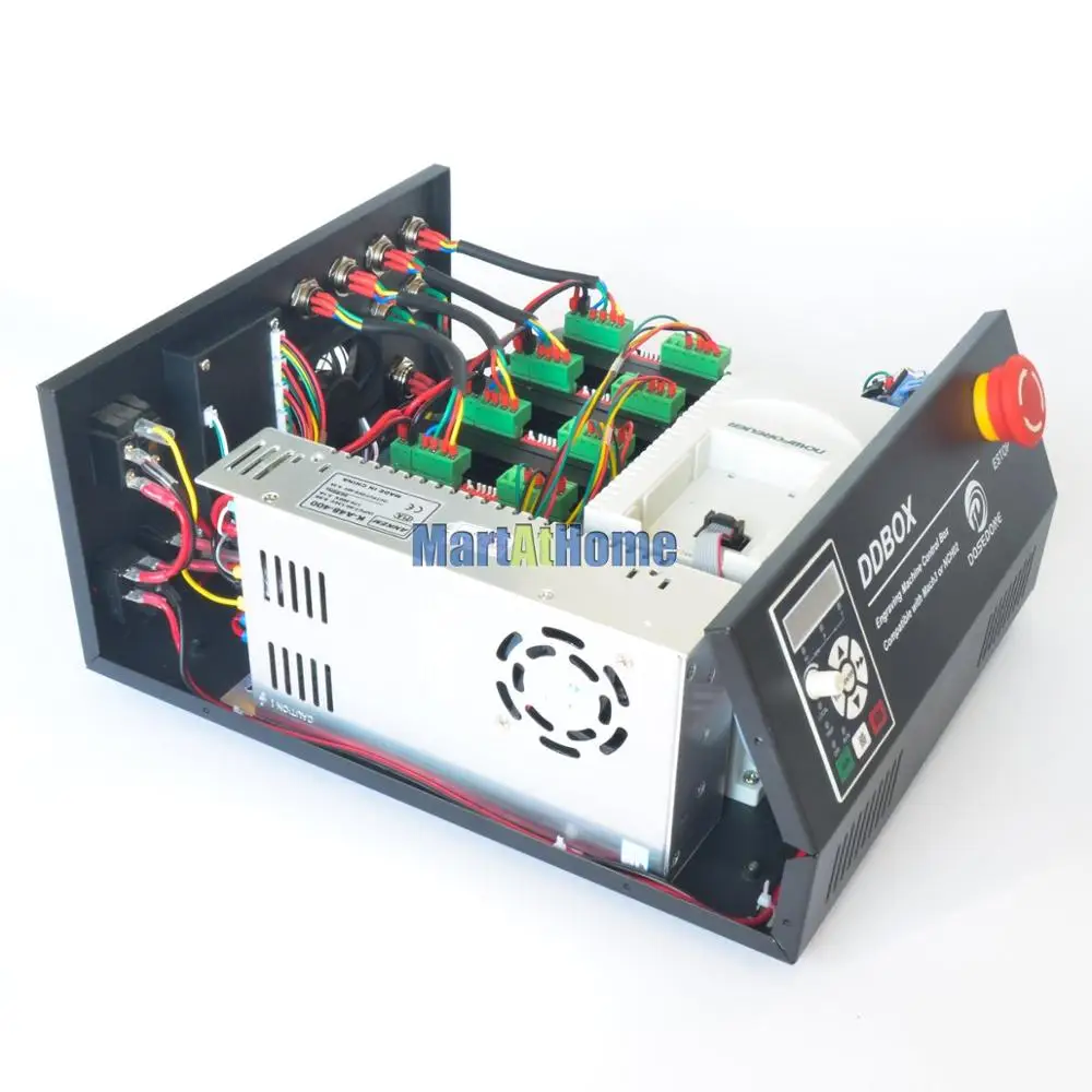 DDBOX 4 оси CNC маршрутизатор блок управления 220 В w/1.5KW VFD& NCH02 офлайн ручка управления Поддержка u-диск для DIY CNC маршрутизатор машина