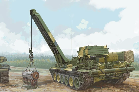 

Трубач 09553 1/35 русский BREM-1 бронированный восстановления автомобиля