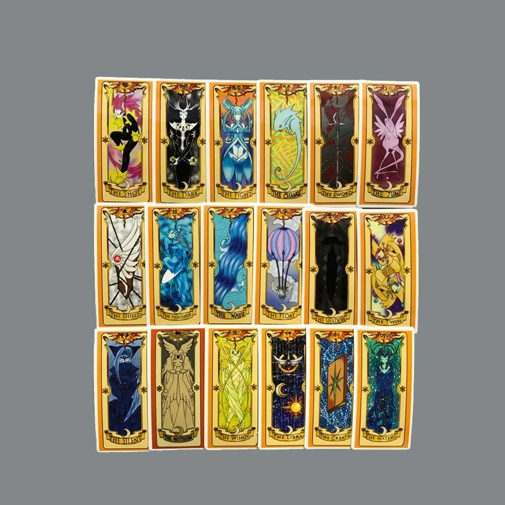 50pcs Cardcaptor Sakura Captor Sakura Magic Stickers Mahou Clow Anime  Stickers Cosplay Playing Game Prop Cards Toys Stikcers - Sticker -  AliExpress