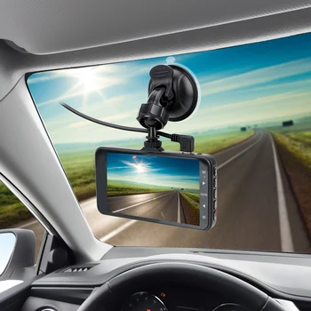 

LEEPEE 4 inches IPS LCD Display Car DVR Dash Camera Full HD 1080P Black DVRs Box Driving Recorder Video