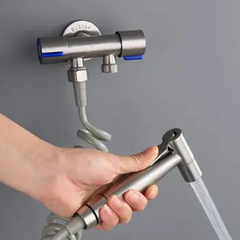 

Stainless Steel Toilet Bidet Tap Jet Set Handheld Shower Sprayer Bath Faucet For Kids Bathroom Bidet Faucet