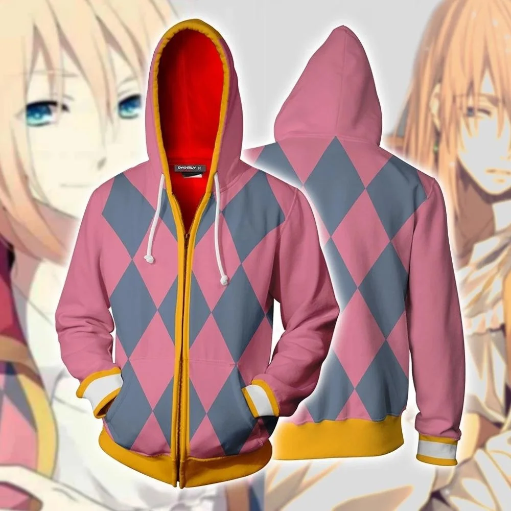 Anime Sweatshirts Hoodie Howls Moving Castle Hauru Cosplay Costume Clothing Woman Top |