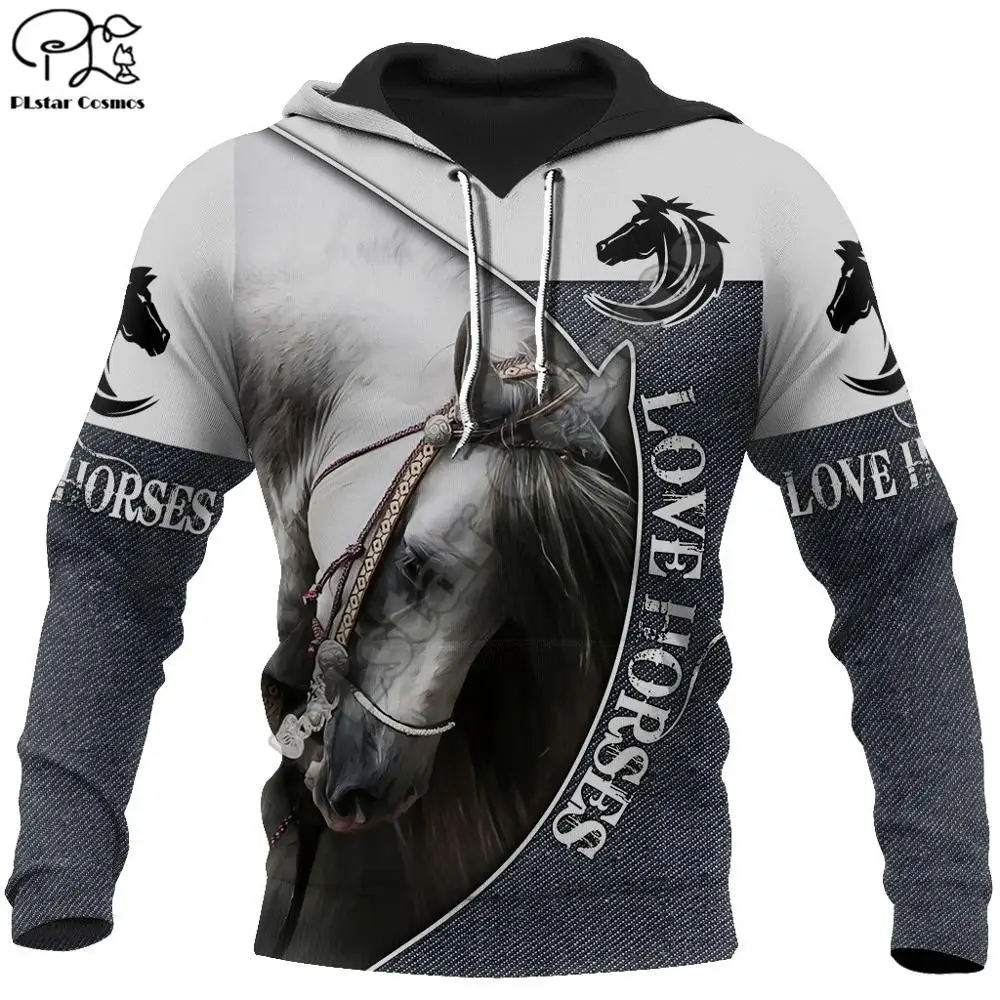 

PLstar Cosmos 3D Printed Horse Hobby Animal Fashion Sweatshirt Casual Zipper Hoodie Fun Jacket Unisex Clothing Style-26