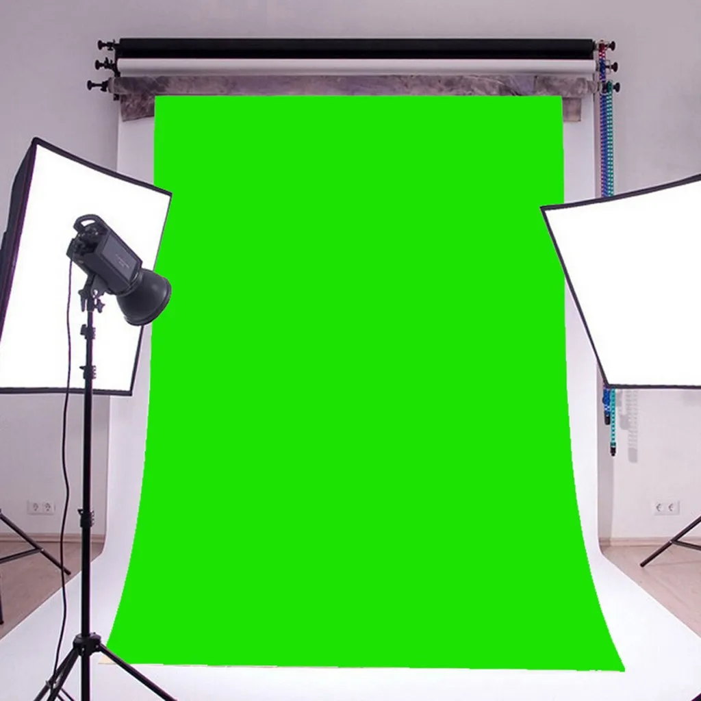 150x90 см зеленый экран для фотосъемки полиэстер хлопок белый серый однотонный