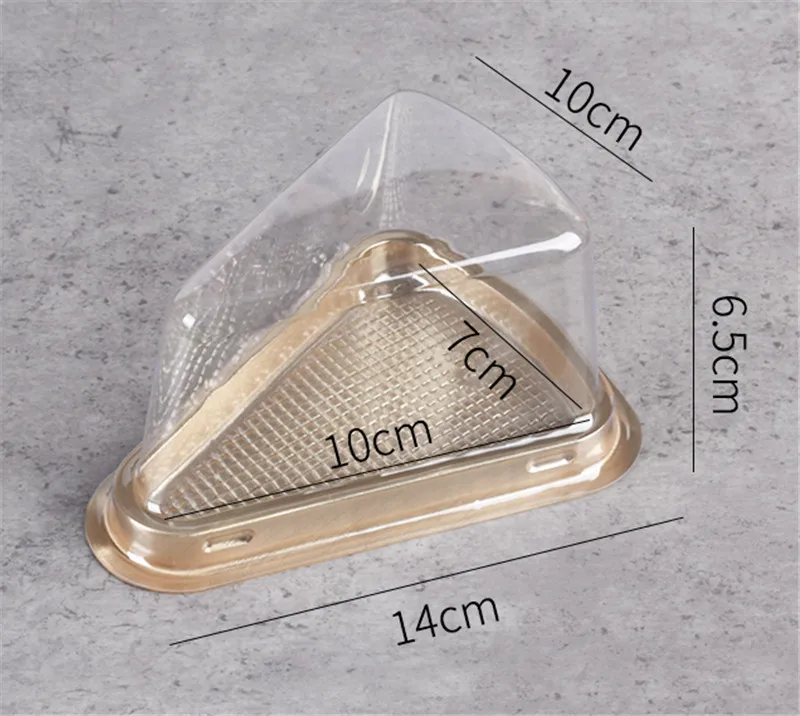 100pcs 14x10xH6.5cm 100 шт прозрачная упаковочная бумажная коробка для Мусса с ручкой для конфет \ тортов \ Упаковка для десертов коробки круглая квадратная пленка для Мусса - Цвет: 100pcs 14x10xH6.5cm