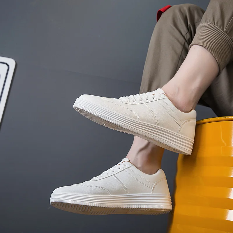 

2019 new fall shoes tide Korean version of casual shoes men shoes white shoes